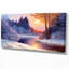 Paysages «Christmas Forest with River», impression-1212209357-1268065002
