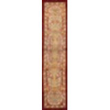 Hand Knotted Wool Floral Area Rug in Pink