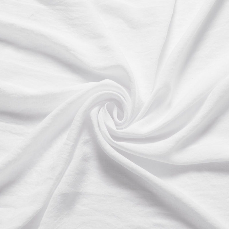 Natasha Sheer Curtain, White, 52" W x 96" L