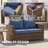 Stylish Wicker Outdoor Patio Loveseat-481649701