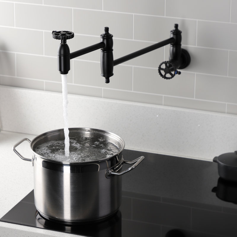 Remplisseur de pot Fuller, Noir mat