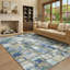 Tapis géométrique de qualité supérieure lavable à la machine Mayfield AMF2442-706217285-706217293