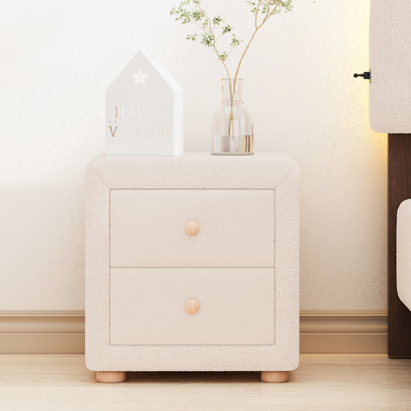 Table de chevet Desislava, Beige