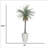 88.9'' Faux Dragon Tree Tree in Pot
