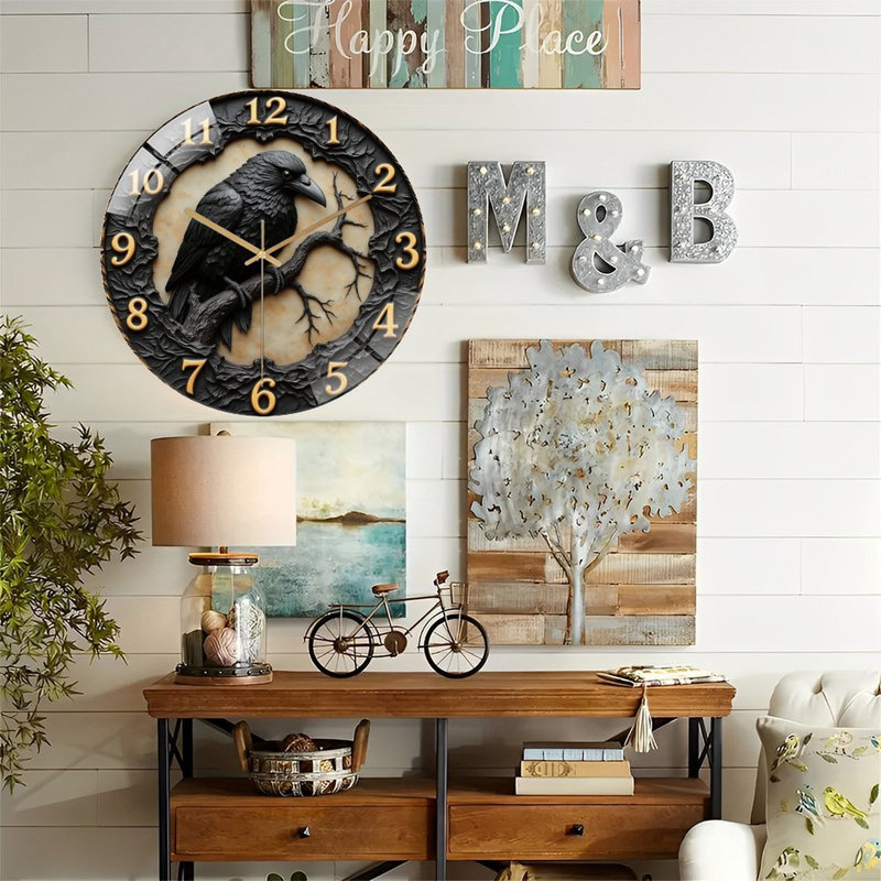 Horloge murale 12 po