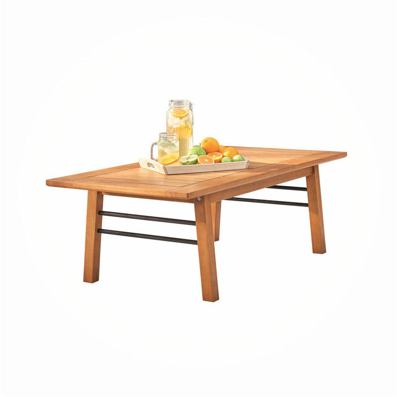 Table de conversation en bois Aana