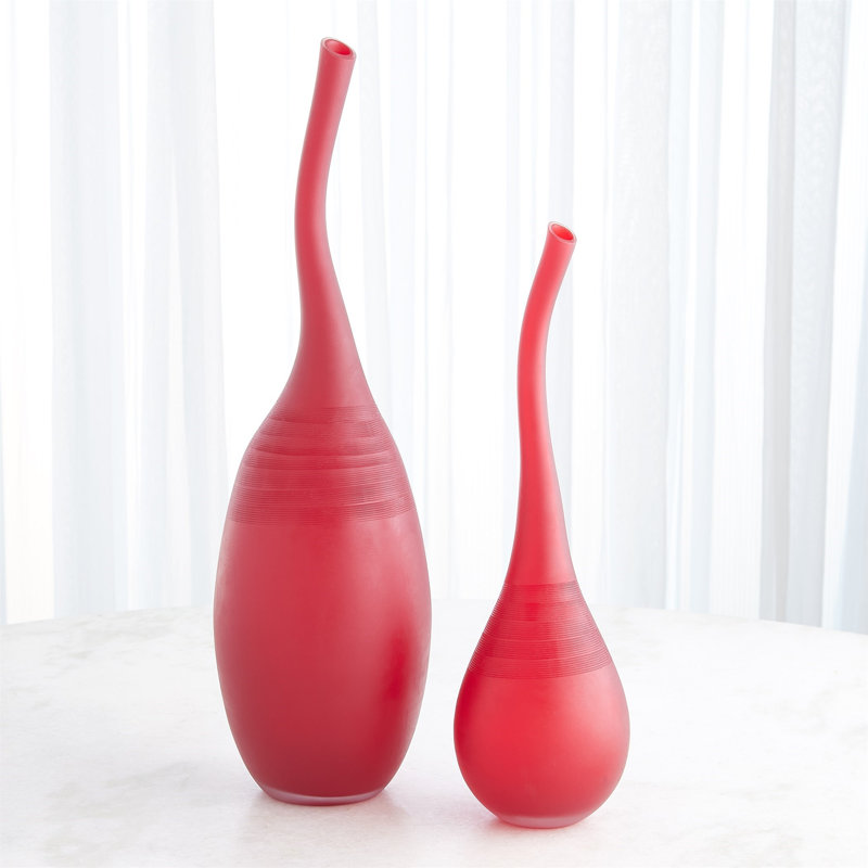 Curvature Bottle, Red, 24.25" H x 7" W x 7" D