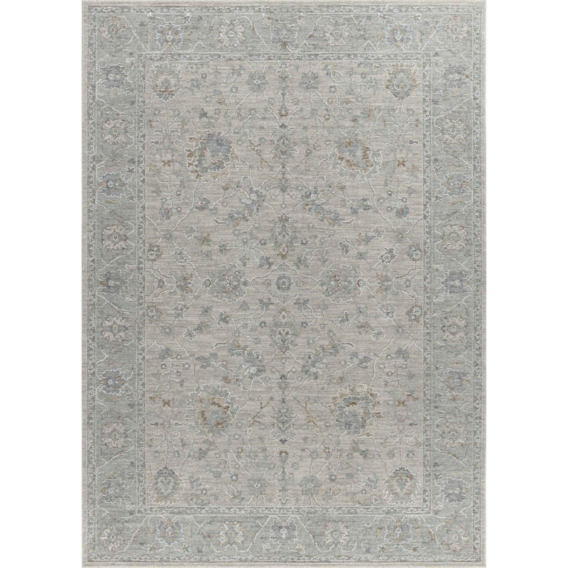 Tapis crème tissé à la machine 8 pi x 10 pi Southwestern