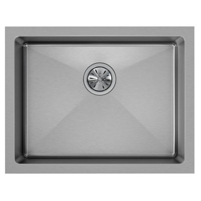 Crosstown 16 Gauge 24" L x 18" W Undermount Kitchen Sink