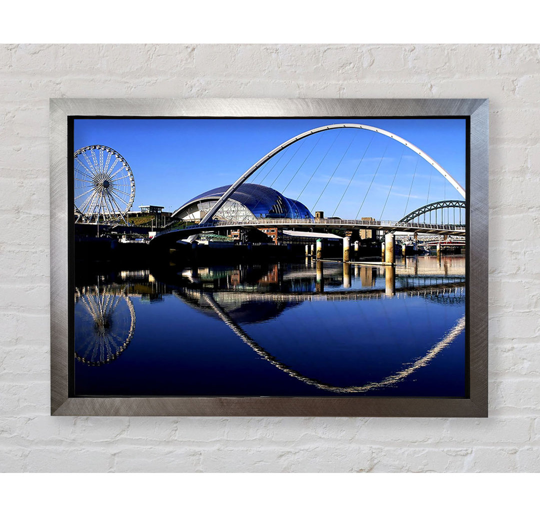 Millennium Bridge Newcastle England - Druck