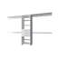 Système d'organisation modulaire blanc avec tringles suspendues-1261721397-1261721396