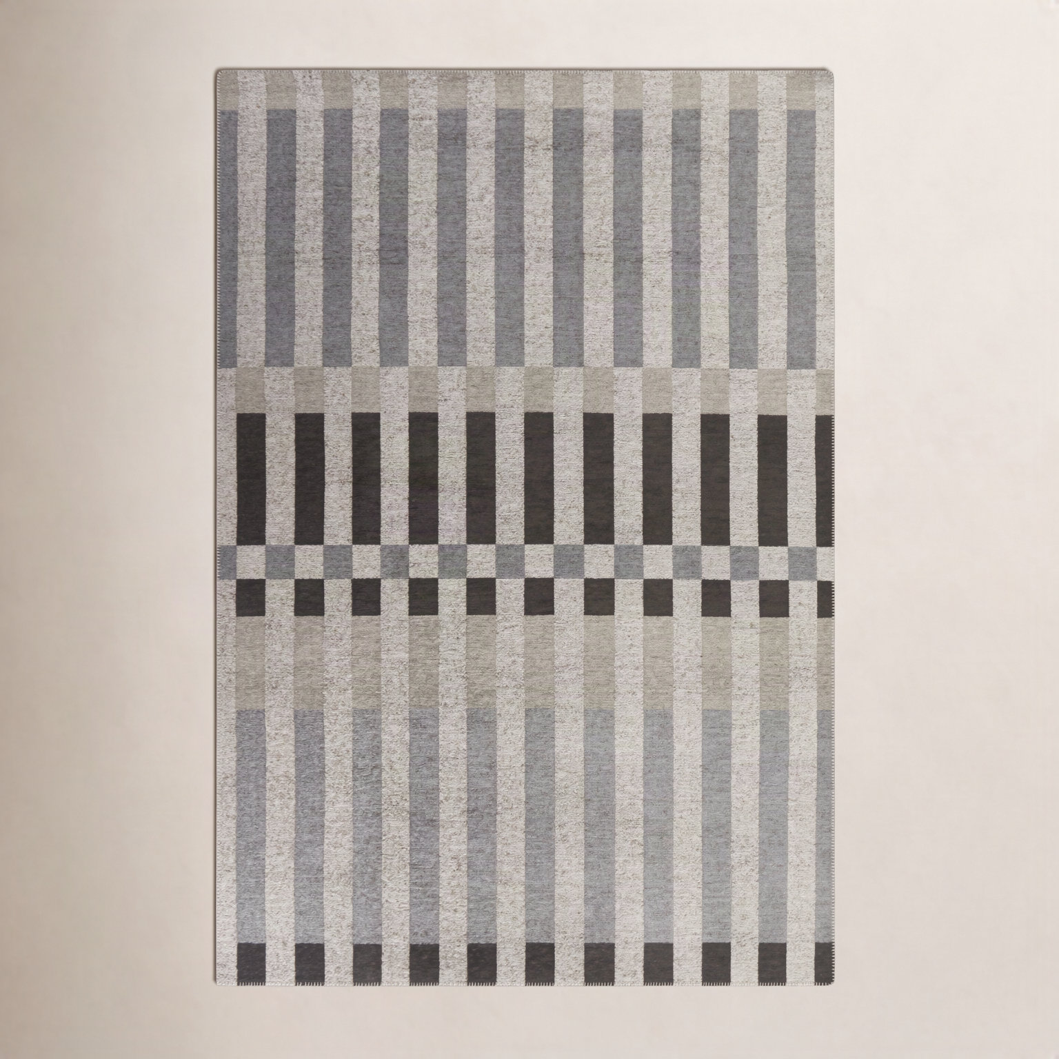 Lealia Flatweave Geometric Rug, Rectangle 5'3" x 7'