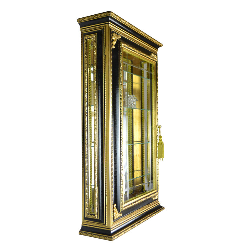 Vitrine avec tablettes en verre