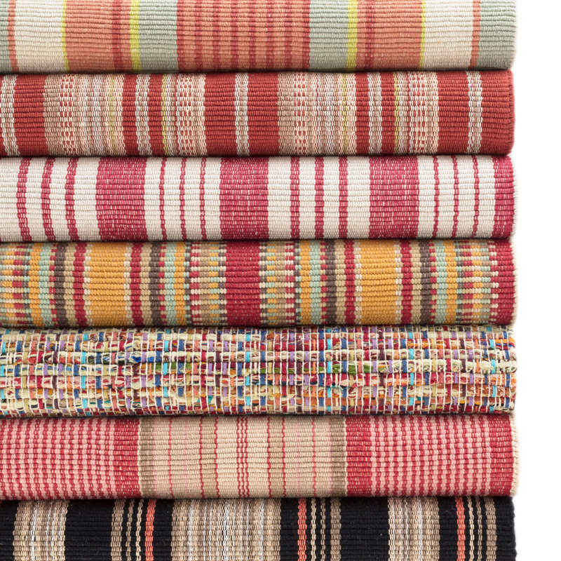 Vista Chindi Handwoven Cotton Rug, Rectangle 7'6" x 9'6"