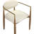 Riccio Vegan Leather Upholstered Dining Arm Chair-27620710-6766398