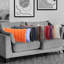 Housse et coussin rectangulaire imitation fourrure Swampscott-1780218669