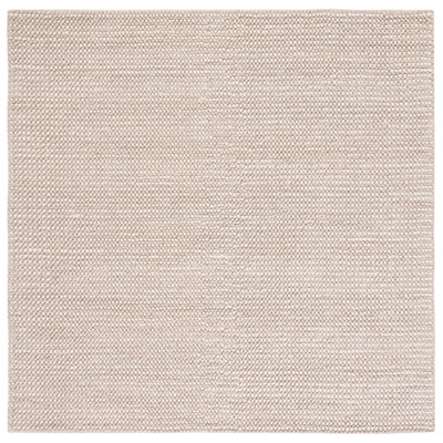 Tapis beige / ivoire en laine touffeté à la main à motif abstrait Almus