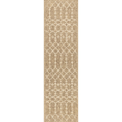 Tapis d'intérieur / extérieur brun Edelstein