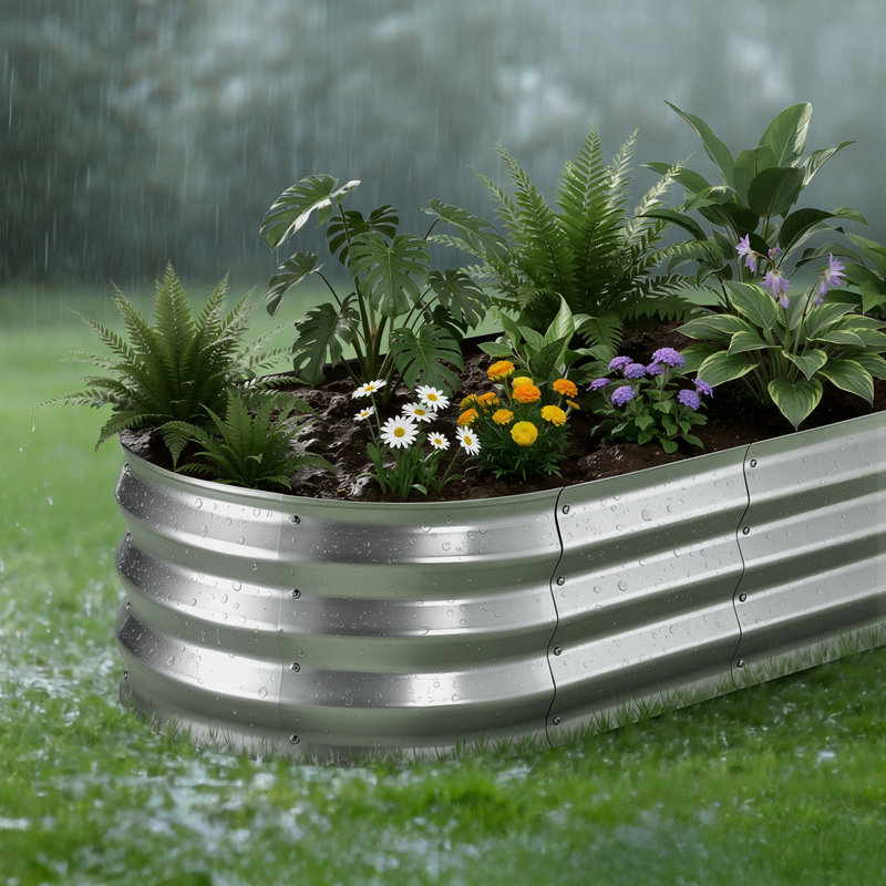 Steel Outdoor Raised Garden Bed