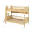 Twin Size Wooden Bunk Bed With 3 Storage Shelves,Ladder Can Be Changed Left Or Right-339472228