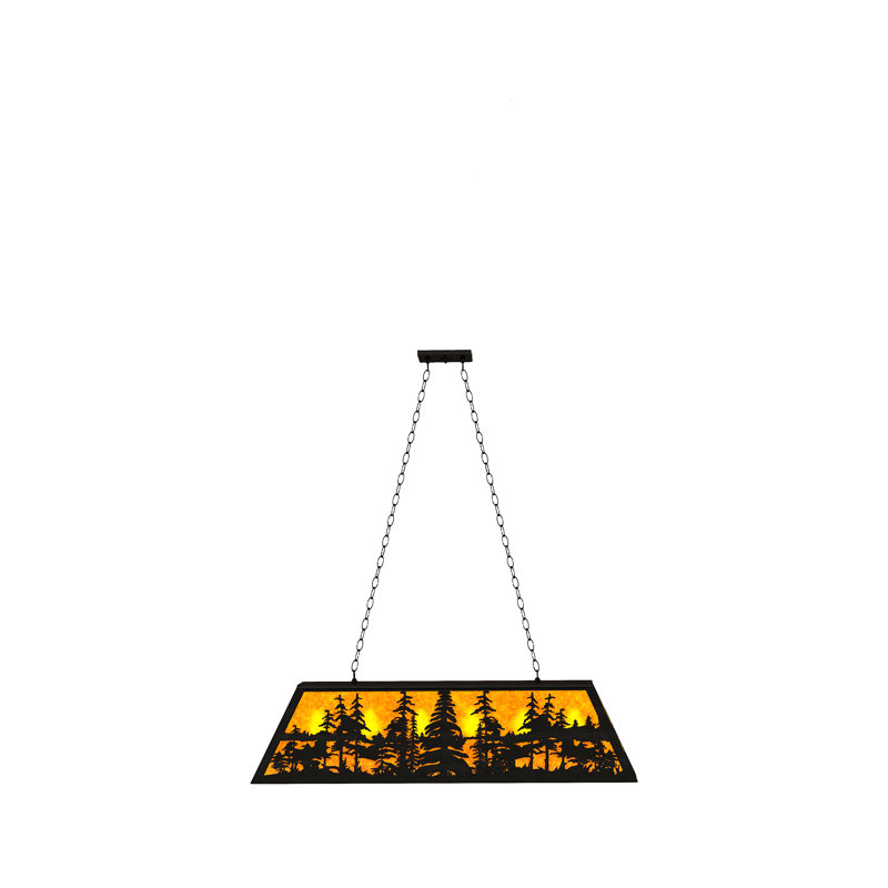 Doby 6 - Light Pendant, Black, 44" H x 48" W x 17" D