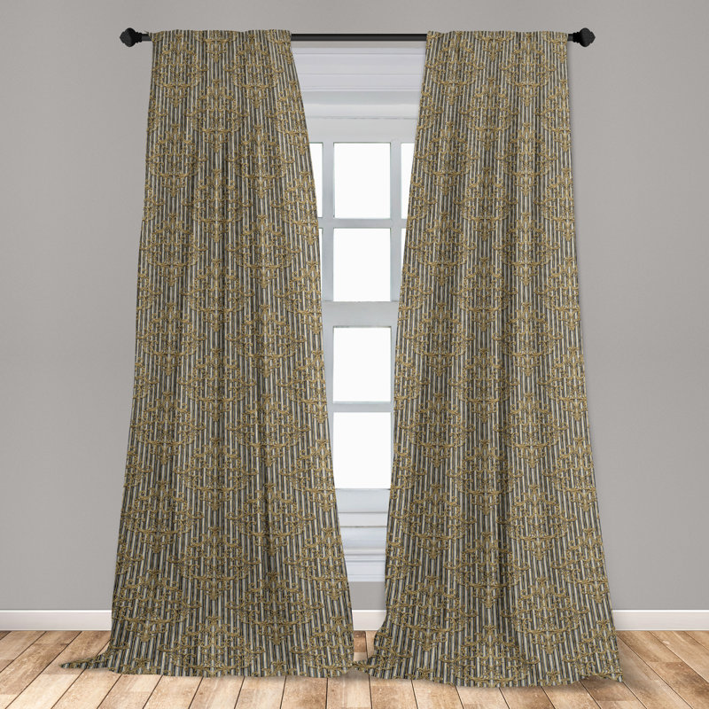 Semi Sheer Curtain Pair