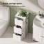 Holbrook Bathroom White Storage Drawers