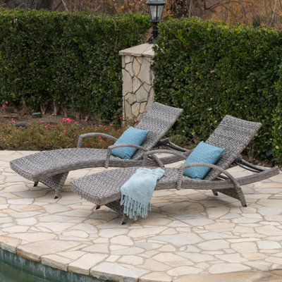 Hershman Outdoor Chaise Lounge Set