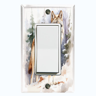 Nature Themed 1 - Gang Rocker Standard Wall Plate