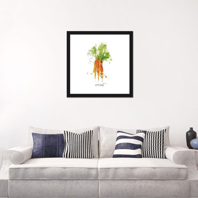 «S Croquis Kitchen Carrot» par Sally Swatland - reproduction d'art