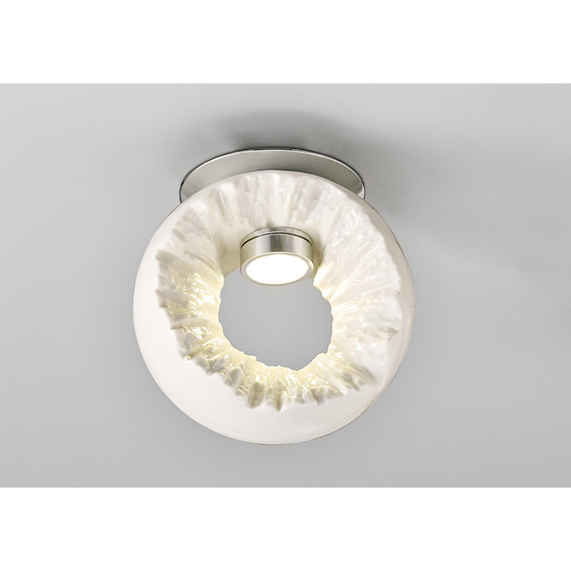 Salvio LED Flush Mount, White