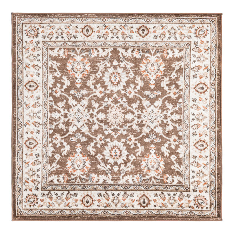 Charlotte Floral Indoor Rug, Square 4'