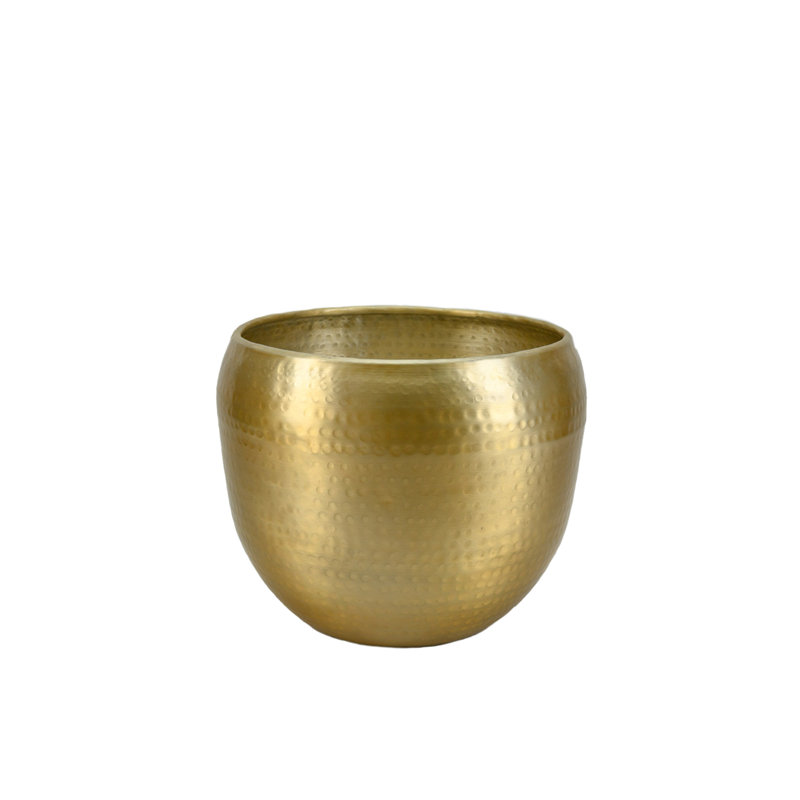 Raaghav Metal Cachepot, 13" H x 15.50" W x 15.50" D