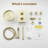 Thermostatic Rainfall Complete Shower System with 3 Body Jets and Handheld Spray-110585249