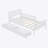 Twin Wood Platform Bed with Guardrails on Both Sides and Two Storage Drawers-59393766