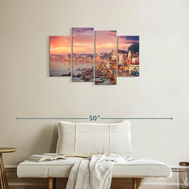 Hannes Varanasi, coucher de soleil sur l'horizon, H 22 po x l 36 po