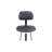 Backed Adjustable Height Ergonomic Industrial Stool Footring