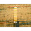 8'x10'3" Golden Yellow Striae Design Wool and Sari Silk Hand Knotted Rug G76190