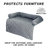 Delilah PETMAKER Couch Cover for Dogs - Pet Furniture Protector with Memory Foam Neck Bolster, Quilted Fabric, and Water-Resistant Base Layer-1944498881-1944498880