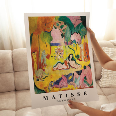 Landscape and Nature Henri Matisse The Joy of Life Bohemian Unframed Art Print