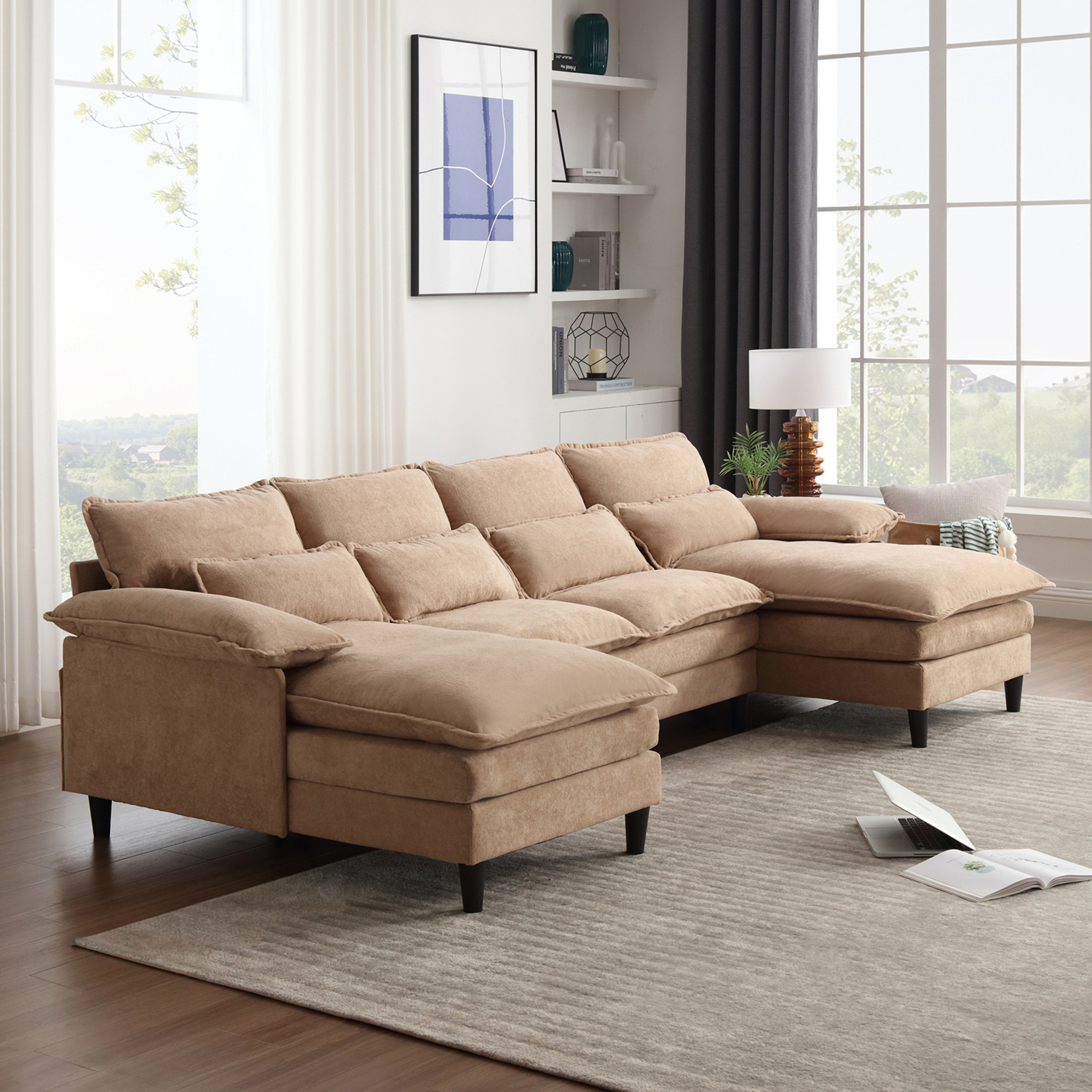 Latitude Run® U Shaped Modular Sectional Sofa Couch - Wayfair Canada