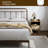 August Grove® Metal Full Size Headboard, Adjustable Height, Farmhouse Victorian Style, Steel Headboard Only For Bedroom, Easy Assembly, Brown-2010374291-2010374293