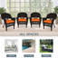 Chaise de patio avec coussins-10967690-10967685