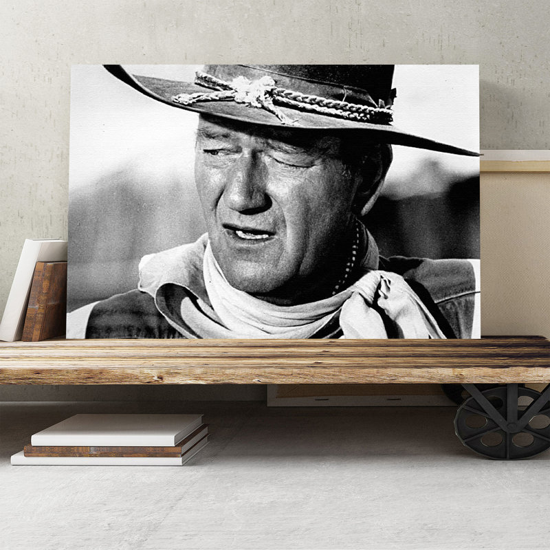 John Wayne Photographic - Wrapped Canvas, 50cm H x 76cm W