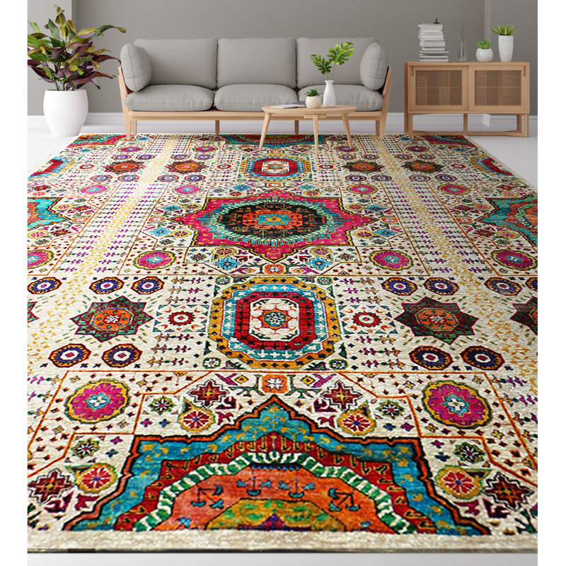Geometric Area Rug, Rectangle 8' x 10'