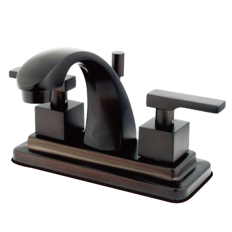 Tampa Centerset Bathroom Faucet with Drain Assembly, Oil Rubbed Bronze