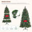 70.87' H Lighted Artificial Christmas Tree