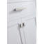 Base de meuble-lavabo 71,5 po London en blanc seulement