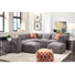Ernest Upholstered L-Shaped Sectional Symmetrical