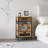 Ascano Solid Wood 17'' x 27'' Side Table Nightstand with Reclaimed Wood Parquet